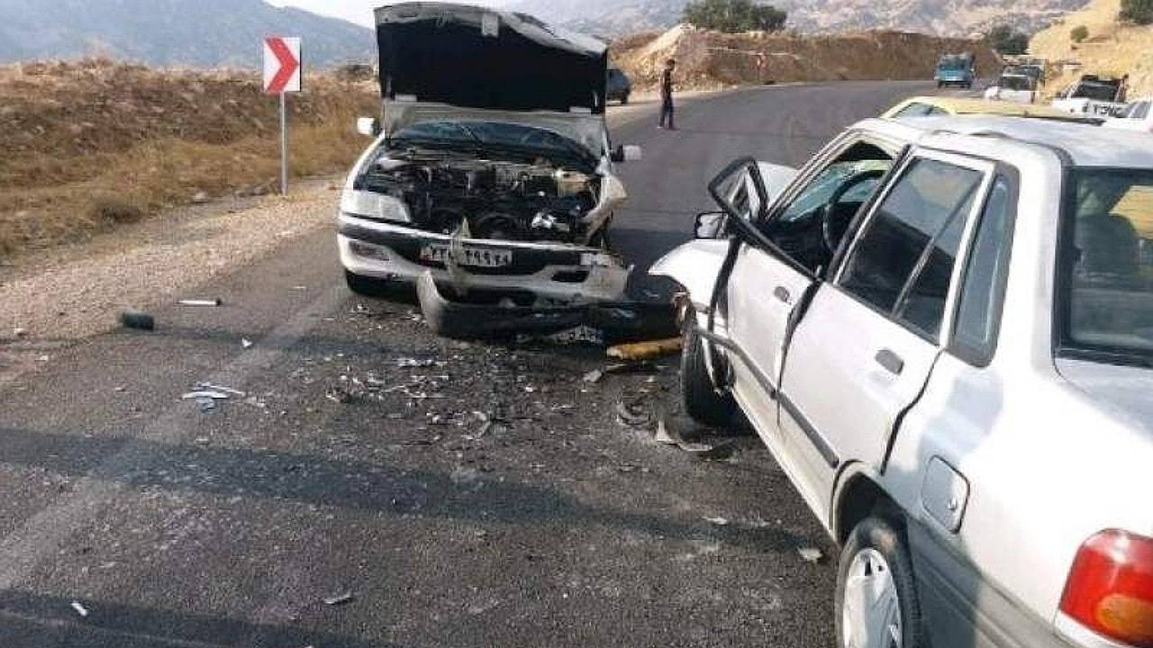 برخورد مرگبار 2 سواری در محور کرمان ـ بافت