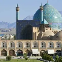  اولین تصاویر از گنبد مسجد جامع عباسی پس از مرمت