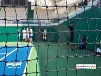 آخرین تمرین تیم ملی تنیس قبل از اعزام به اردن