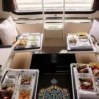رستورانی جالب در چین با حال و هوای یک قطار مسافربری