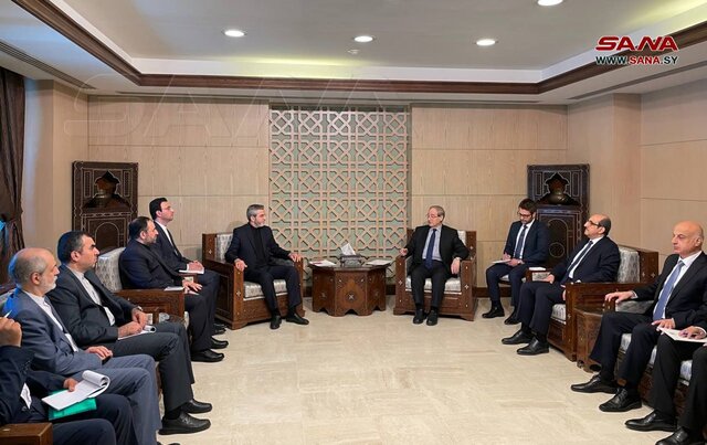 باقری با وزیر خارجه سوریه دیدار کرد