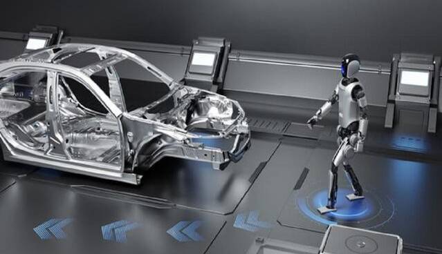 استفاده چین از ربات‌های انسان‌نما در خط تولید خودروها