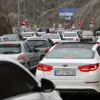 ترافیک سنگین در آزادراه تهران ـ شمال