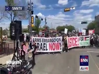 اعتراض ادامه دار کانادایی‌ها علیه جنگ غزه