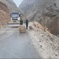 هشدار احتمال سقوط سنگ در جاده‌های کوهستانی البرز