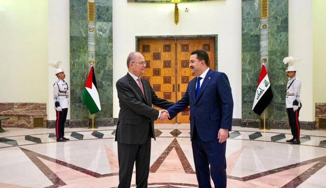 دیدار السودانی با نخست وزیر تشکیلات خودگردان فلسطین