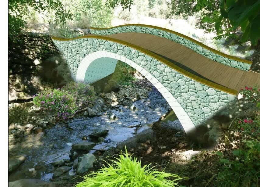 احداث نخستین پل تمام‌سنگی ایران در رود دره فرحزاد
