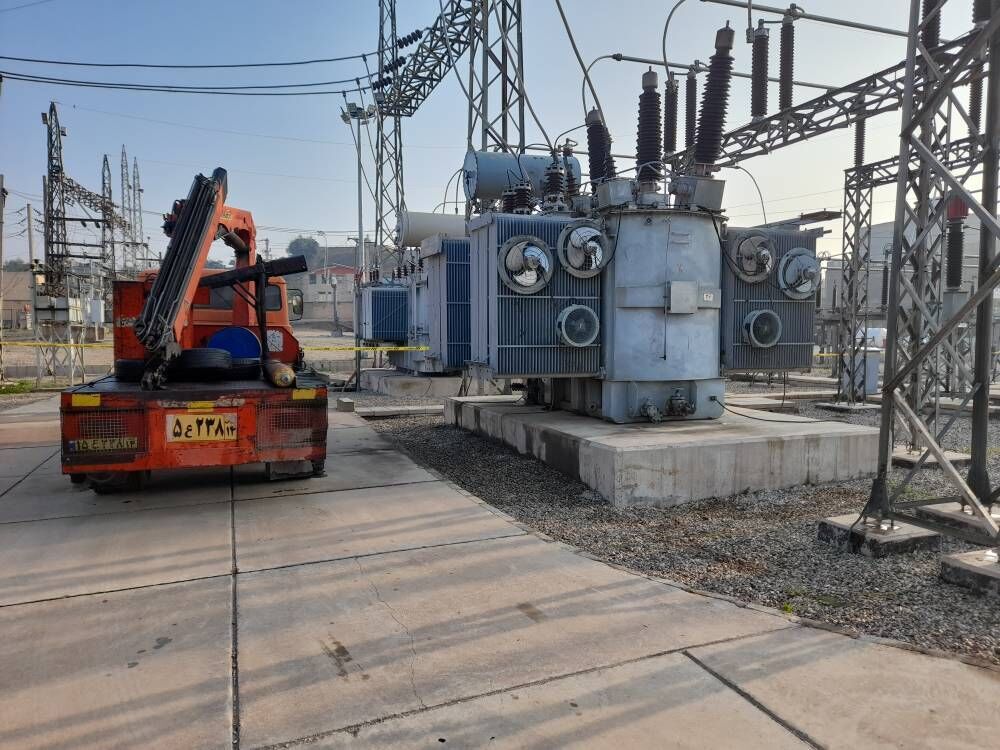 شبکه برق انتقال ناحیه شرق اهواز بهبود یافت