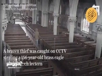 سرقت عقاب برنجی ۱۵۶ ساله از یک کلیسا