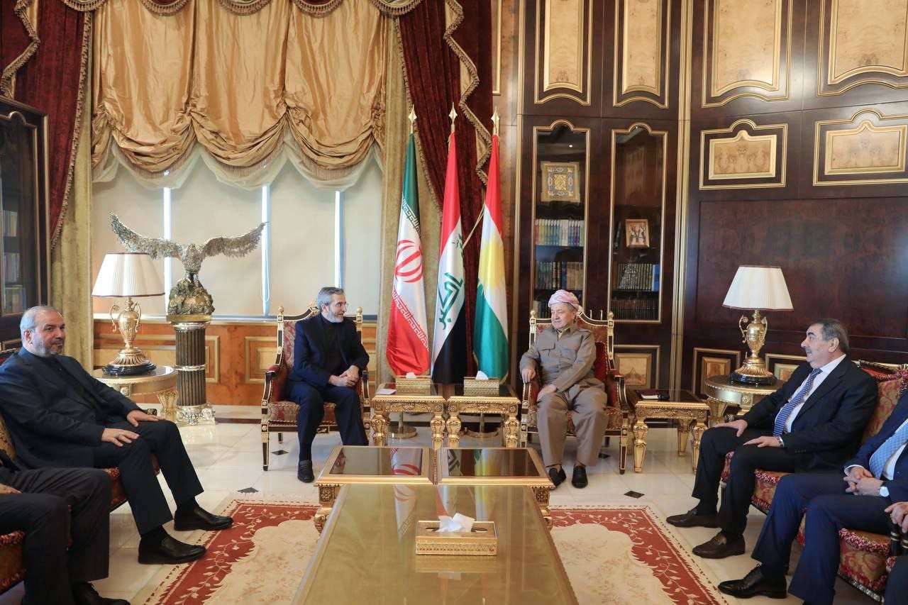 عکس/ دیدار «باقری» و «مسعود بارزانی»