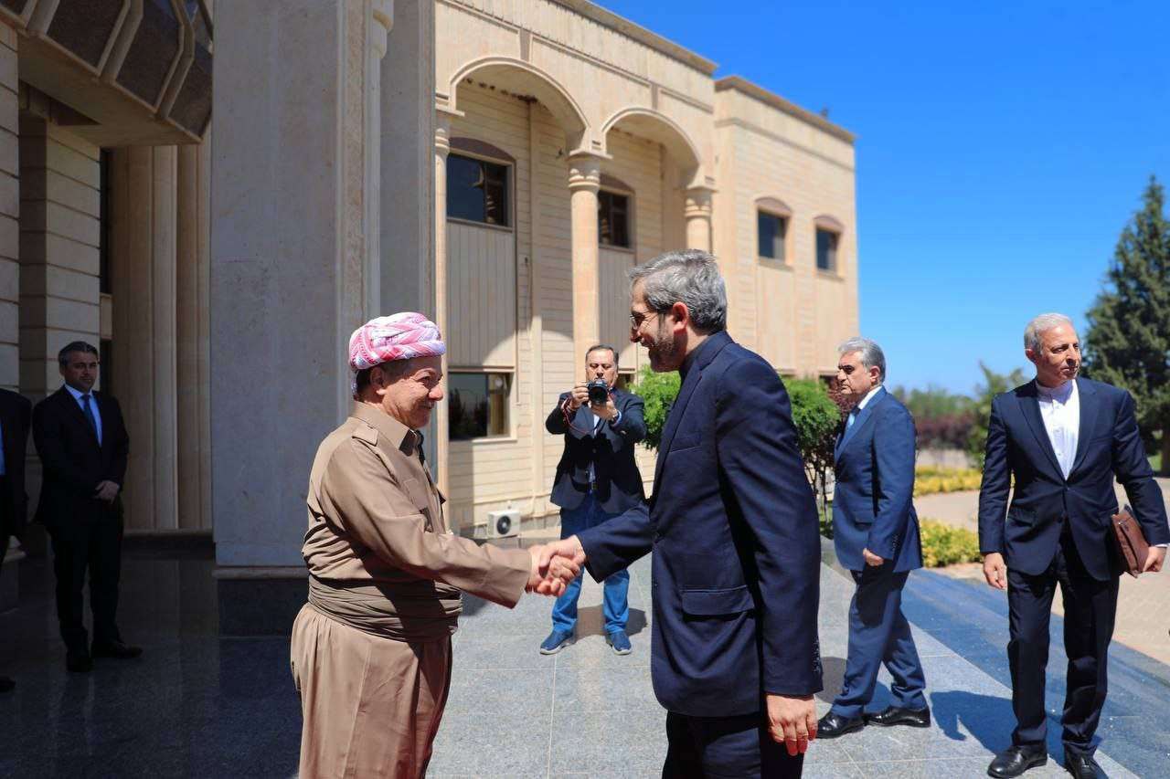 عکس/ دیدار «باقری» و «مسعود بارزانی»