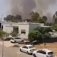 آتش‌سوزی در شهرک‌های صهیونیست‌نشین در پی حملات موشکی از لبنان 
