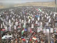 راهپیمایی میلیون‌ها نفر در یمن در همبستگی با فلسطینی‌ها