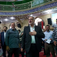 عکس/ حضور «علیرضا زاکانی» در جمع مردم تهران