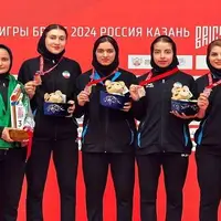 دختران تنیس روی میز ایران در جام بریکس مدال برنز گرفتند