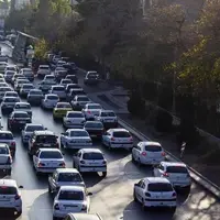 ترافیک سنگین در معابر بزرگراهی مشهد 