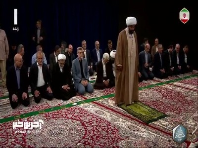 اقامه نماز جماعت نامزدهای ریاستجمهوری قبل از مناظره