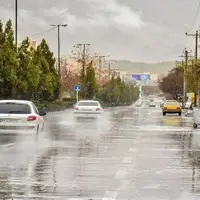 تداوم بارش‌های رگباری در استان سمنان