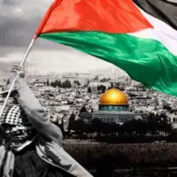 خواندن شعری در وصف مردم مظلوم فلسطین