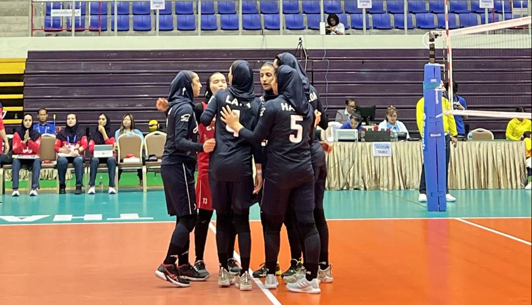 شکست والیبالیست های دختر ایران مقابل ژاپن