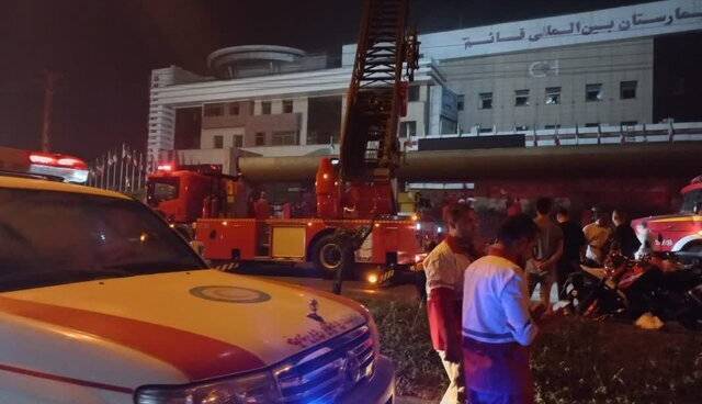 آتش سوزی در بیمارستان بین‌المللی رشت؛ 8 بیمار بدحال جان باختند