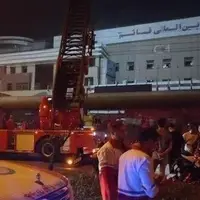 منشاء حریق آتش‌سوزی بیمارستان قائم رشت مشخص شد