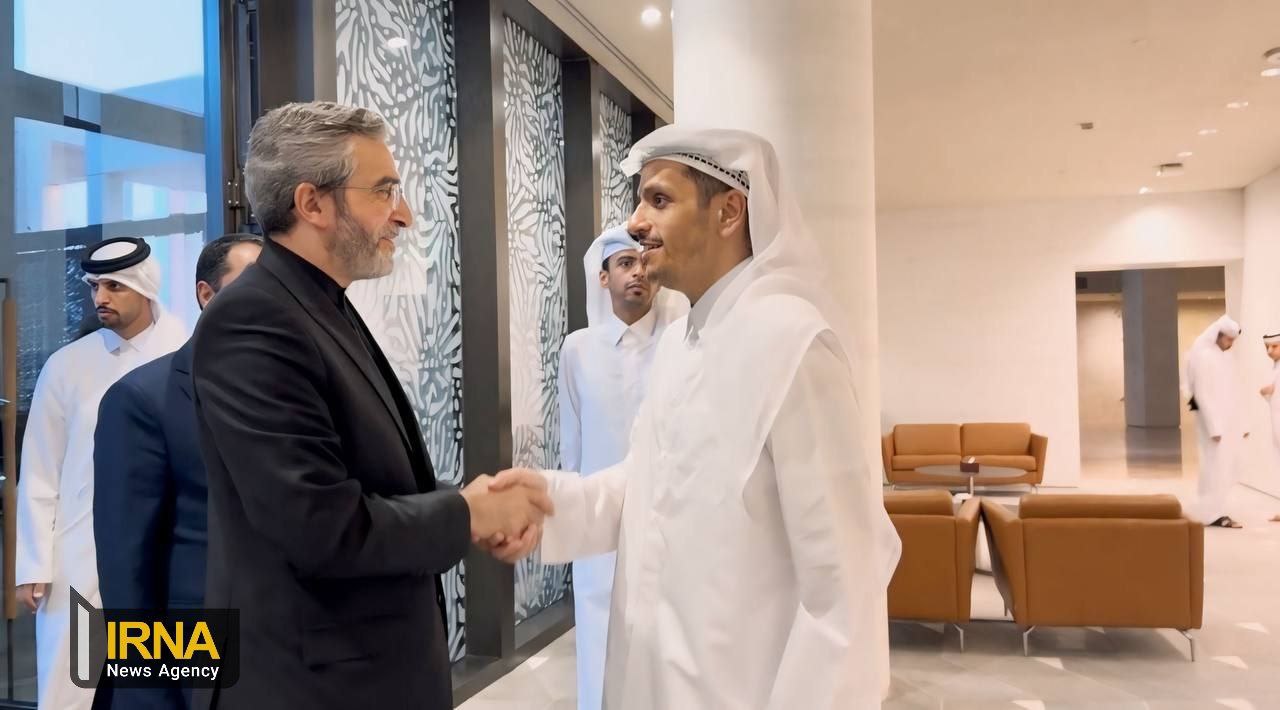 عکس/ دیدار علی باقری با وزیر خارجه قطر