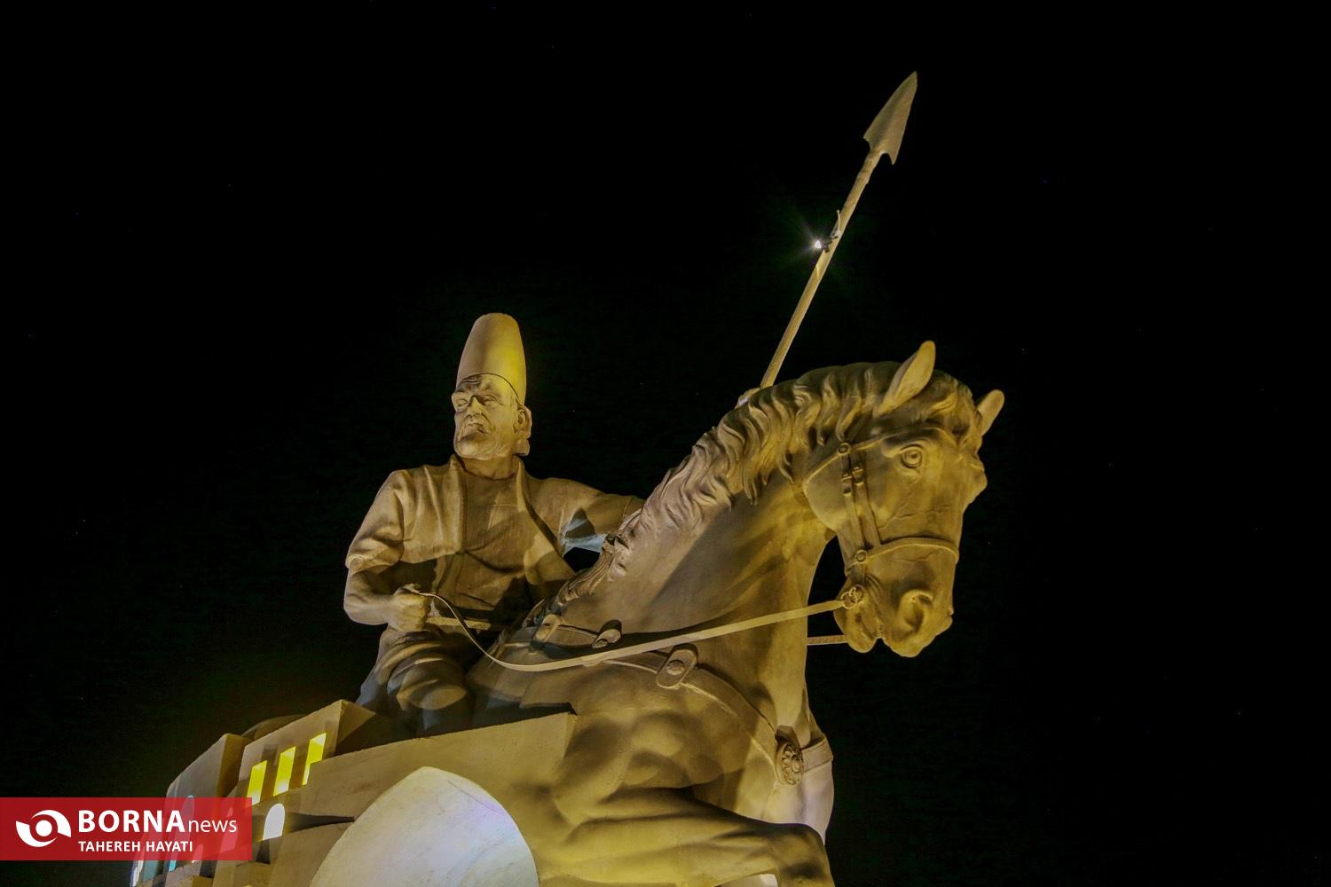 رونمایی مجسمه سردار حیدر زرقانی 