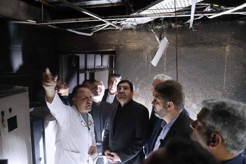 عکس/ بازدید مخبر سرزده از بیمارستان قائم رشت