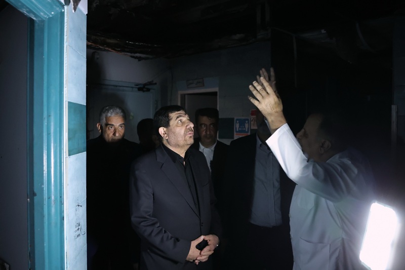 عکس/ بازدید مخبر سرزده از بیمارستان قائم رشت