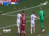 گل اول صربستان به اسلوونی توسط لوکایوویچ در ثانیه های پایانی