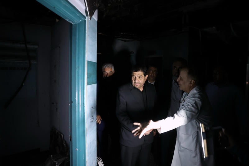 عکس/ بازدید مخبر سرزده از بیمارستان قائم رشت