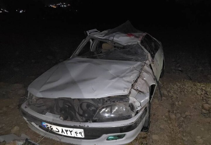 واژگونی خودرو در حمید‌آباد پاتاوه؛ یک نفر جان باخت