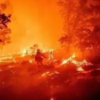 آتش‌‌سوزی گسترده در پلدختر لرستان 