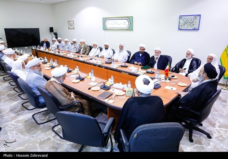 دیدار با جمعی از علما و روحانیون کاروان های اهل سنت در مکه مکرمه