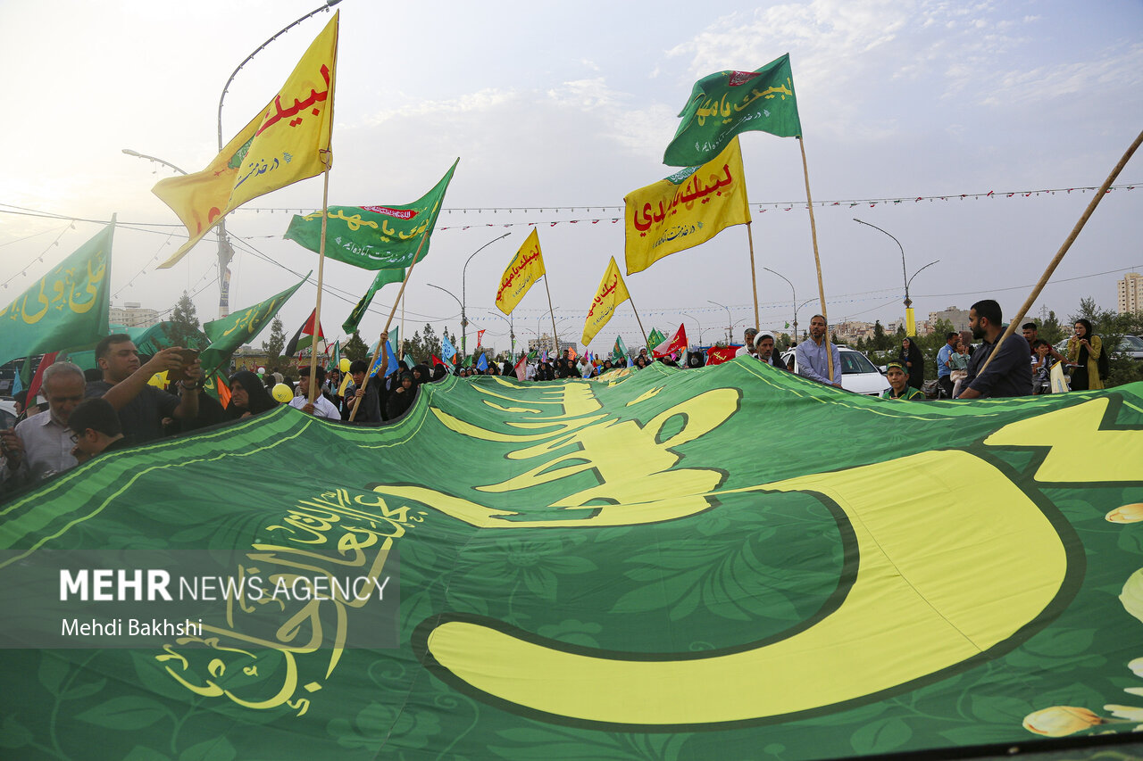 کاروان شادپیمایی «غدیر تا ظهور» در قم