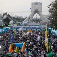عکس/ جشن ۱۰ کیلومتری غدیر در تهران