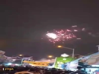 نورافشانی آسمان تهران در مهمانی ده کیلومتری غدیر