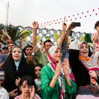 عکس/ شور و شعف جشن عید غدیر در خیابان های تهران