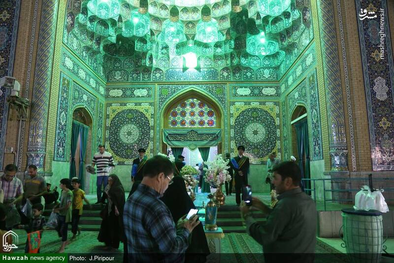 عکس/ حال و هوای مسجد مقدس جمکران در شب عید غدیر