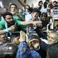 عکس/ سفر انتخاباتی مسعود پزشکیان به مشهد