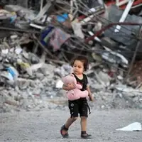 اسباب بازی عجیب کودکان غزه!