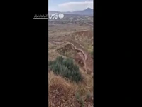 جاری شدن سیل در ارتفاعات گرگر-علمدار