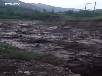 سیلاب در بخش لاریجان آمل