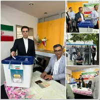 حضور ایرانیان مقیم آلمان در شعب اخذ رای در شهرهای بن و فرانکفورت آلمان