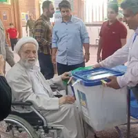حجت‌الاسلام قرائتی رأی خود را در دماوند به صندوق انداخت