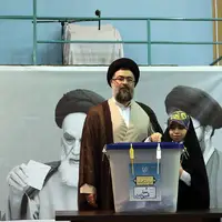 عکس/ تصویری از رأی دادن سیدیاسر خمینی