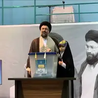 یاسر خمینی در انتخابات شرکت کرد