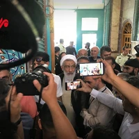 عکس/ حضور «پورمحمدی» در حسینیه ارشاد