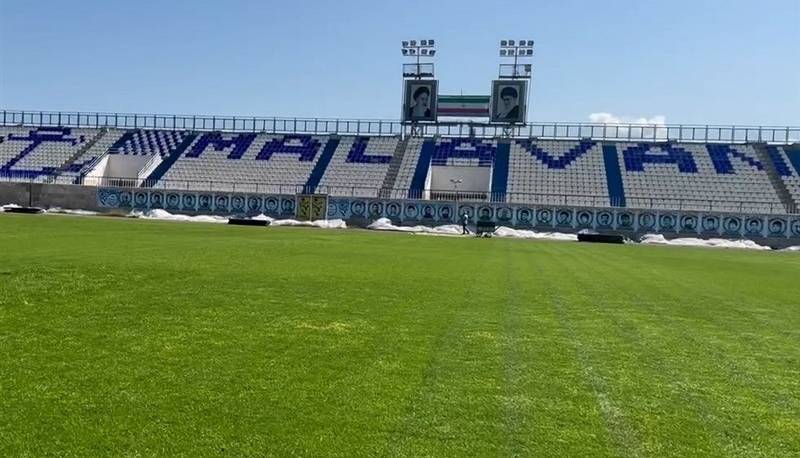 آخرین وضعیت ورزشگاه شادروان قایقران پیش از شروع لیگ